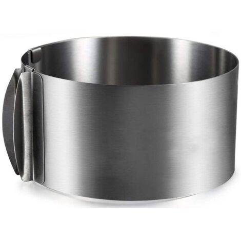 DOLASO Cercle à Gâteau Réglable 6-12 Pouces, Cercle A Patisserie Anneaux A Gateau Extensible Acier Inoxydable Moule Cadre Pour Mousse Tartes Dessert Patisserie Decorer Des Gateaux 85335971