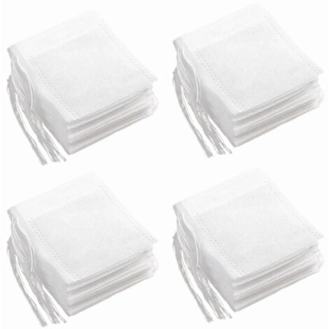 Lot de 400 Filtre à Thé Papier Jetable, Jetables avec Cordon, Sachet de Thé Jetable, Filtre Thé Lot de 400 Filtre à Thé Papier Jetable, Jetables avec Cordon, Sachet de Thé Jetable, Filtre Thé