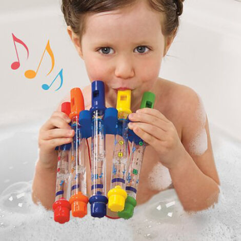 Flûtes à eau pour enfants, jouet de bain en plastique pour enfants (1/5)