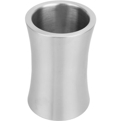 Seau à glace de bar, récipient isotherme à double paroi en acier inoxydable pour vin rouge et champagne. (1/5)