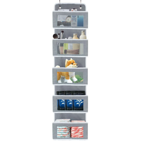 Organisateur à suspendre à la porte, organisateur de garde-manger à 5 étagères, organisateur mural pliable pour chambre, bébé, garde-manger, placard, dortoir, rangement pour bébé