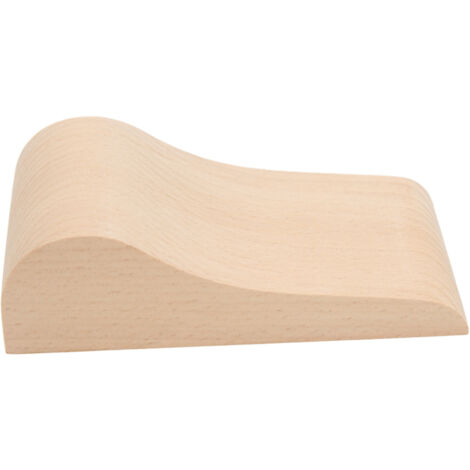 Bloc de ponçage en bois de hêtre, design ergonomique, bloc de ponçage manuel, outils pour le travail du cuir (1/5)