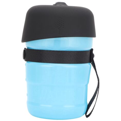 Bouteille d'Eau Pliable pour Animaux de Compagnie - JINFGERNE - Distributeur d'Eau Portable pour Chiens (Bleu)