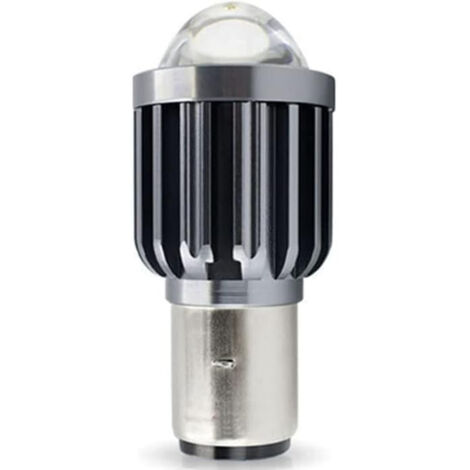 Ampoule LED blanche pour feu arrière de voiture, feu stop haute luminosité et économie d'énergie, compatible avec motos et scooters. (1/5)