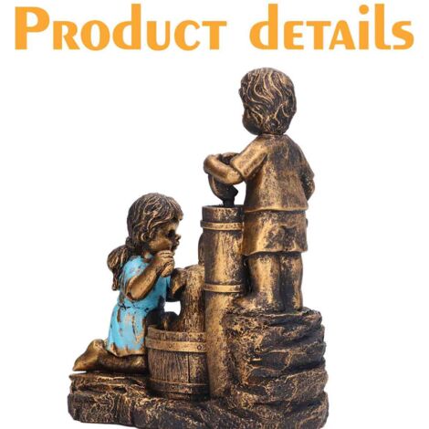 Statues De Jardin, Figurines Décoratives Miniatures. En Résine