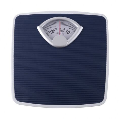 Pèse Personne Mécanique Rétro - JINFGERNE - Grand Écran, Capacité 130kg, Plateau Antidérapant, Molette de Réglage, Écologique et Précis pour Suivre Votre Poids (1/4)