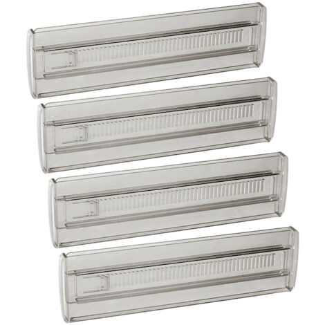 Pièces Séparateurs de Tiroir en Plastique et hauteur 10 cm,Organisateurs de Tiroirs Ajustable de 27-43cm,Separateur Tiroirs (1/5)