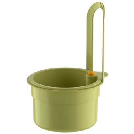 Afvoermand - Gootsteenzeef - Hangende afvoermand - Multifonction - Keukengebruik - Groen (1/5)