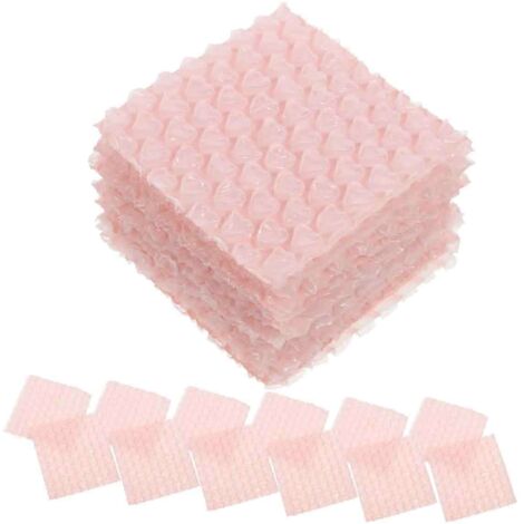 Sacs à bulles pour l'expédition, double paroi, en forme de cœur, rose, 180 pièces (1/5)