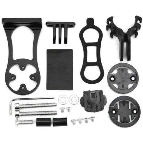 accessoire de vélo Support dordinateur de vélo avant support étendu GPS pour ordinateur de vélo Garmin Edge (noir) (1/5)