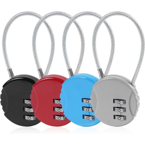 Cadenas à combinaison en fil d'acier (1/5)