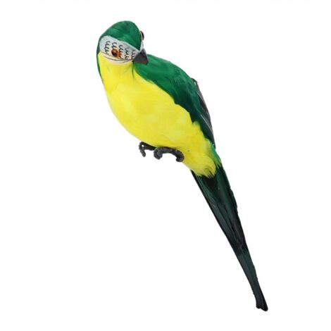 Perroquet décoratif miniature fait main, jouet pour la décoration intérieure et extérieure de la maison et du jardin. (1/5)