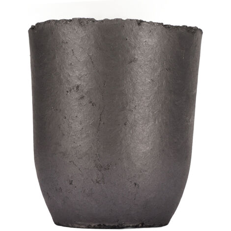 Creuset en graphite et carbure de silicium pour fonderie, idéal pour la fusion, le moulage et le raffinage de l'aluminium, de l'or, de l'argent, du cuivre, du fer et du zinc. 1 pièce.