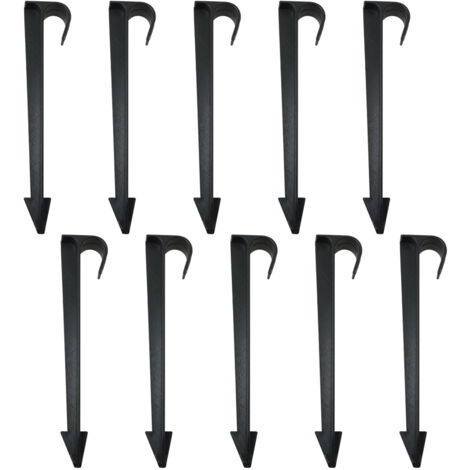 50 supports de tuyau d'arrosage 16/20 mm pour tuyaux PE 1/2 et 3/4, support pour tuyau d'arrosage goutte à goutte en terre cuite (1/5)