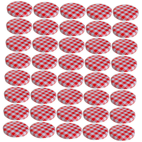 40 couvercles décoratifs colorés pour bocaux Mason à large ouverture, pour la mise en conserve.
