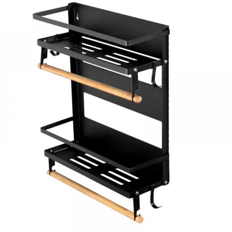 Étagère magnétique pliable pour réfrigérateur – JINFGERNE – 30 cm – Rangement pratique et polyvalent (1/5)