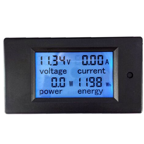 Voltmètre-ampèremètre CC multifonction – JINFGERNE – Affichage LCD numérique – Testeur et détecteur de courant (1/5)
