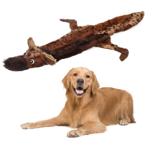 Jouets à Mâcher pour Chiens - JINFGERNE - Peluches Douces et Résistantes, Idéales pour Petits, Moyens et Grands Chiens, Stimulation de l'Instinct, Lavables en Machine (1/5)