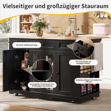 Armoire De Rangement En Bambou Multifonction – 2 Portes + 3 étagères Ouvertes, Dimensions 100x35x80 Cm – Pour Salon, Bureau, Cuisine