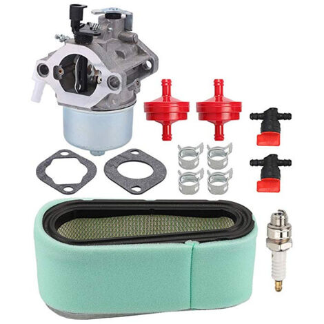 Ensemble de carburateur 699831 - Briggs & Stratton 499158 694941 283702 - Avec filtre à air interrupteur etc. (1/5)