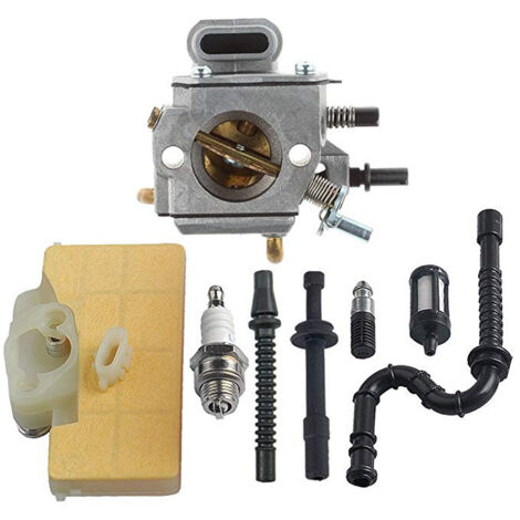 Ensemble de carburateur Stihl MS290 MS310 MS390 029 039 - Avec filtre à air tuyau d'huile pièces détachées (1/5)