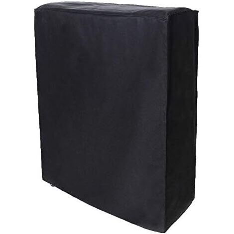 Housse de Meuble, Housse de lit Pliante Noire Housse de lit Portable Housse de Protection Anti-poussière pour intérieur extérieur(210D 85 x 33 x 107cm) (1/5)