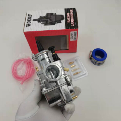 Carburateur PWK28 30 32 34mm plaqué argent - Accessoire de modification pour moto - Pièce pour moto (1/5)