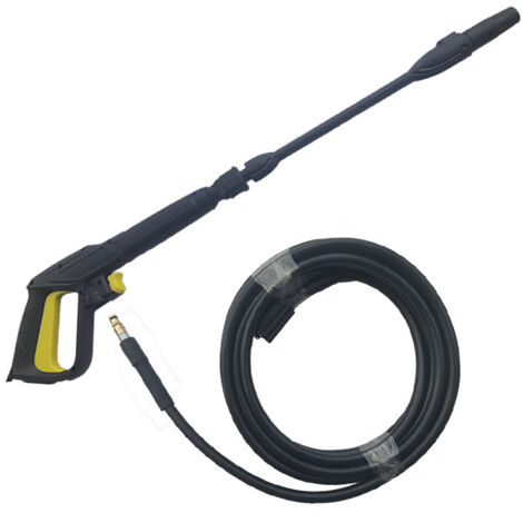 S-giant Kit Pistolet à Mousse Haute Pression avec Tuyau de 10m - Compatible avec Nettoyeur Haute Pression Kärcher, Réglable (1/5)