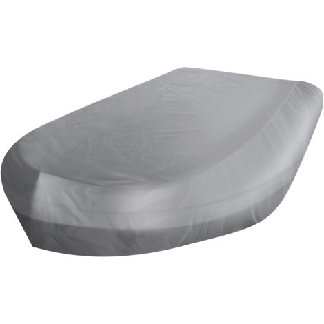 S-giant Housse de Bateau Gonflable Imperméable, Protection de Imperméable Couverture de Protection UV, Housse de Kayak Con Oxford pour Toutes Les Saisons 210D(Gris,230x165x46cm) (1/5)