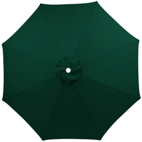 S-giant Toile de Remplacement pour Parasol 8 Branches – Housse de Parasol Banana, Résistante aux UV et Imperméable, Parasol de Jardin, Toile de Remplacement en Toile de Haute Qualité( Vert foncé,200CM