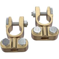 S-giant Battery Terminal Battery Pole Terminals Set Battery Terminals Connector Car Battery Clamps 12 V/24 V Car Ship Van Battery (T011)(2)