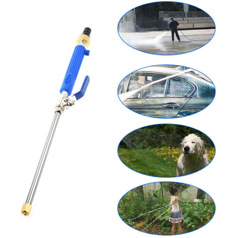 Garden Shop 1498 Ugello Da Pompiere Per Tubo Da Giardino | Ad Alta Pressione Con Manico Ergonomico Antartrite | Regolazione Getto Da Nebbia A Getto