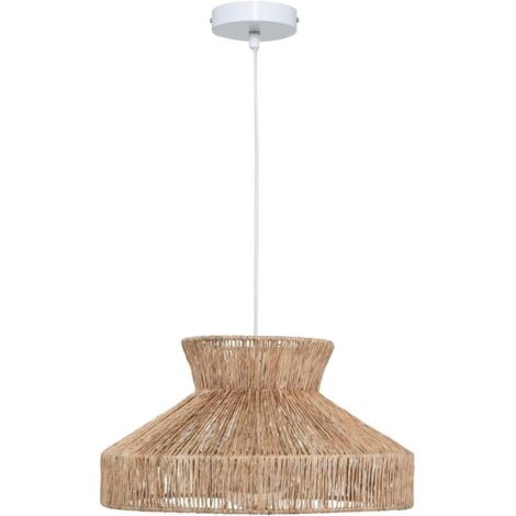 Suspension Zelia en jute beige, diamètre 38 cm Suspension Zelia en jute beige, diamètre (1/5)