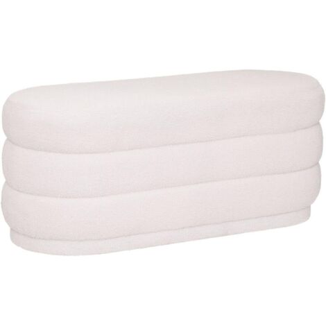 Banc Sinan avec boucle 100 x 40 cm Blanc (1/5)