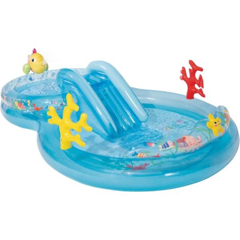 Centre de jeux Intex Dinoland avec toboggan et pataugeoire n° 57135 (1/5)