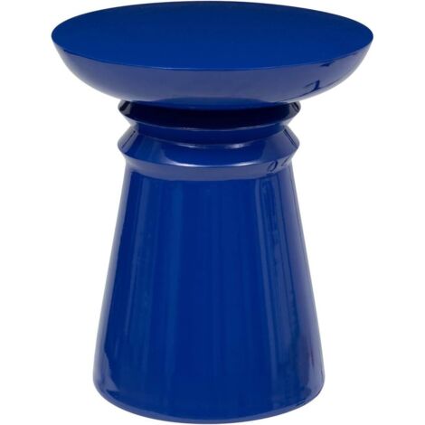 Table d'appoint Jaya bleu indigo 43 x 38 x 38 cm (1/2)