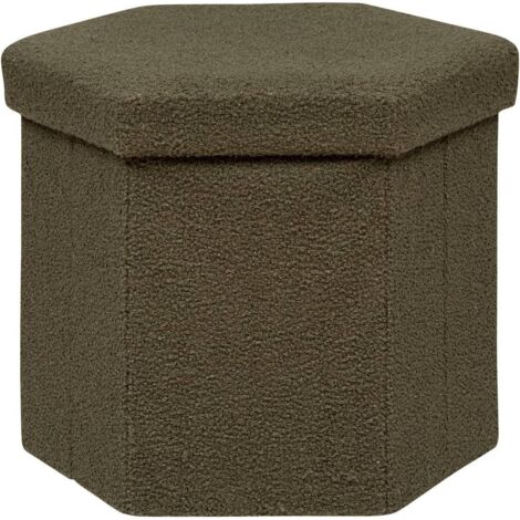 Pouf Pliant Jaiko 40 x 38 cm Vert Kaki – Architecte d'Intérieur (1/5)