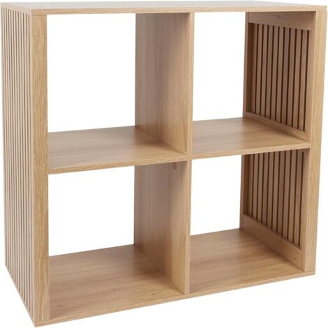 HOME DECO FACTORY - HD0241 - Meuble de rangement modulaire Klaus à 4 compartiments (1/5)