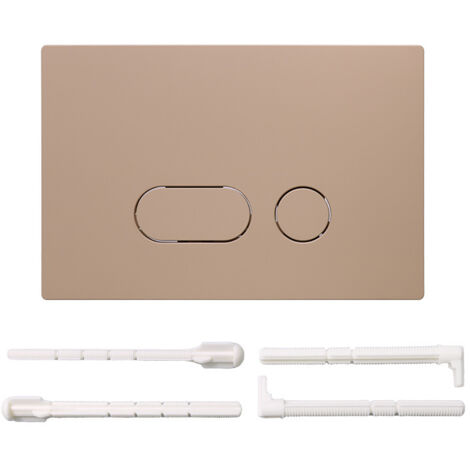 Panneau de Réservoir d'Eau Dissimulé, Compatible avec la Série Sigma, Conception à Double Bouton pour Économiser l'Eau, Style Minimaliste Moderne, Kaki
