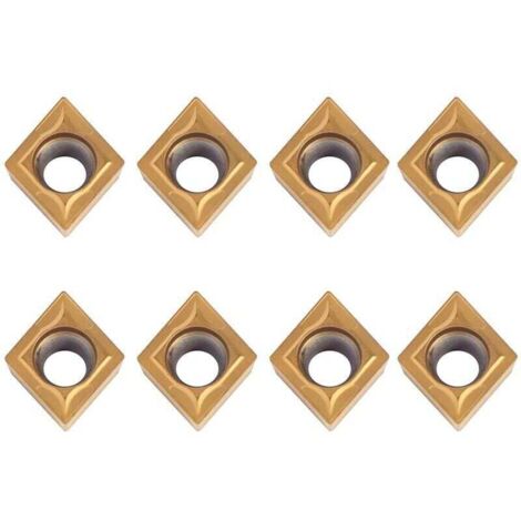 CCMT09t304 Plaquette Carbure CCMT32.5 Lot de 10 Fraises en Métal dur CNC pour Outil de Tour (1/4)