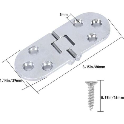 Charnière à rabat à 90° en alliage de zinc pour mini-table pliante, accessoire de quincaillerie pour armoire | Leroy Merlin
