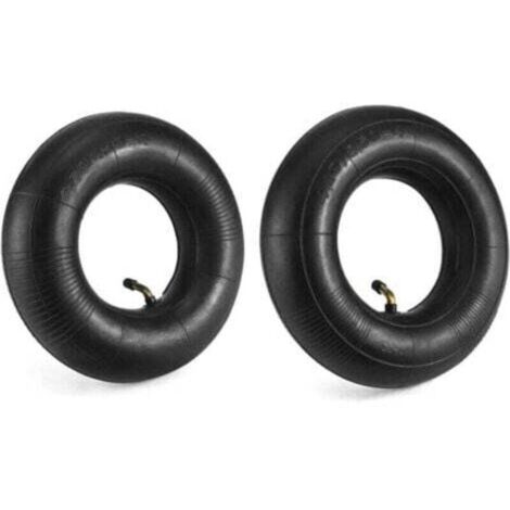 2 pièces 4.10/3.50-4 Chambre à air Pneu, chambres à air de rechange, valve pliée, pour tondeuses à gazon, camions à main- (1/4)
