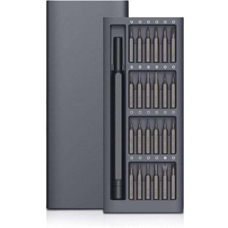 25 en 1 Kit de Tournevis Précision, Ensemble Magnétique pour Réparation d'iPhone, Ordinateur et Montre (1/4)