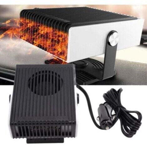 Ventilateur Chauffant Voiture 2 en 1 - Chauffage et Dégivrage Rapide 12V - Désembueur de Pare-brise Portable pour Automobile (1/4)