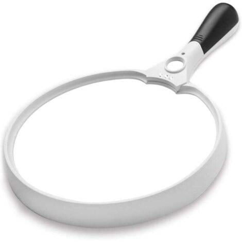 Grande Loupe avec Éclairage à LED - Lentilles de Grossissement 2X 4X 10X - Meilleure Loupe Géante avec Lumière pour la Lecture, l’Exploration, l’Inspection, Cartes du Monde, Journaux, et Bijoux