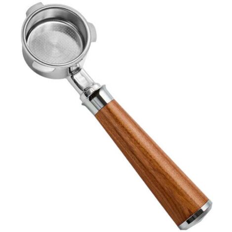 Espresso Bottomless Porte-filtre 51mm Compatible avec DeLonghi Dedica Machine à Café Smeg, Acier Inoxydable (1/4)