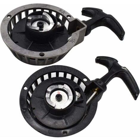 Démarreur facile à tirer, Tianer 2 PCS Mini démarreur à traction en alliage Booster Démarreur à rappel Démarreur à traction facile Convient aux vélos de poche 2 temps 49CC Minimoto ATV Quads. (1/4)