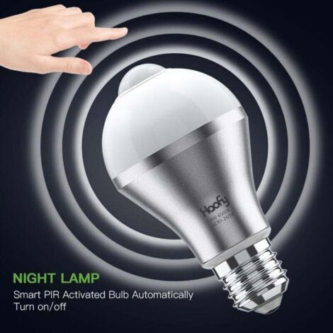 Douille De Lampe à Détecteur De Mouvement à Visser,Support D'ampoule à Détecteur De Mouvement à Visser - Adaptateur De Support D'ampoule E27,Adaptateur D'ampoule, Contrôle Automatique De La Lumière Ma