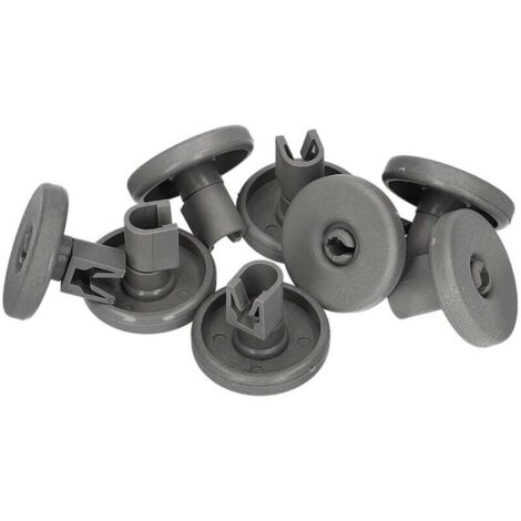 Kit 8 roues panier inférieur pour lave-vaisselle accessoires pour grand rouleau de poulie de roue (1/4)