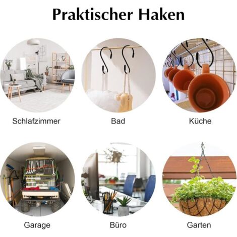 Crochets En S En Cuir [LOT De 3] Crochets Pour Ustensiles En